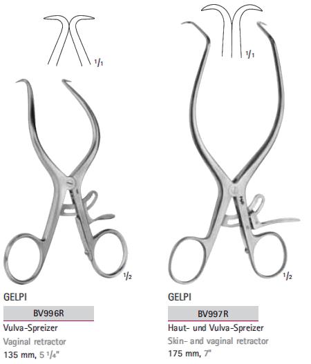 Rozwieracze / retraktory chirurgiczne B.Braun Rozwieracze pochwowe