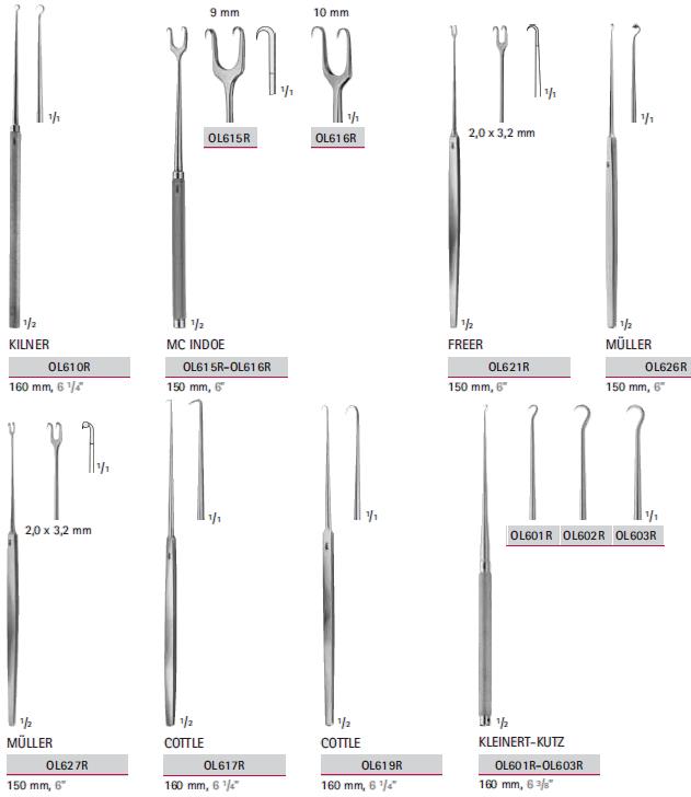 Rozwieracze / retraktory chirurgiczne B.Braun Rozwieracze skórne, precyzyjne