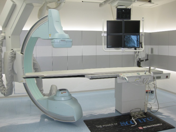 RTG do angiografii obwodowej Shimadzu Corporation Bransist Safire VC 17