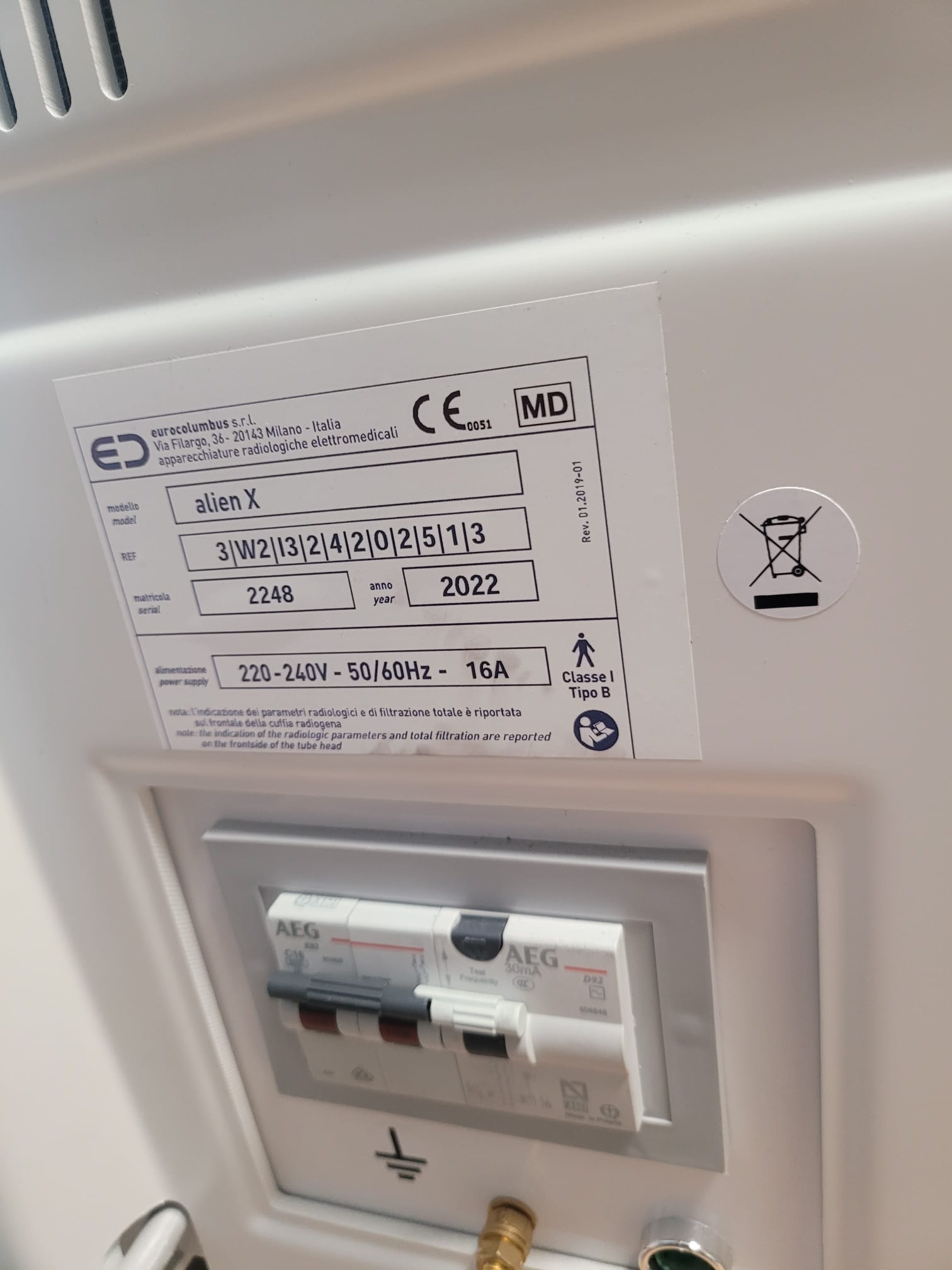 RTG śródoperacyjne (Ramię C) używane B/D Eurocolumbus Alien - rekondycjonowany