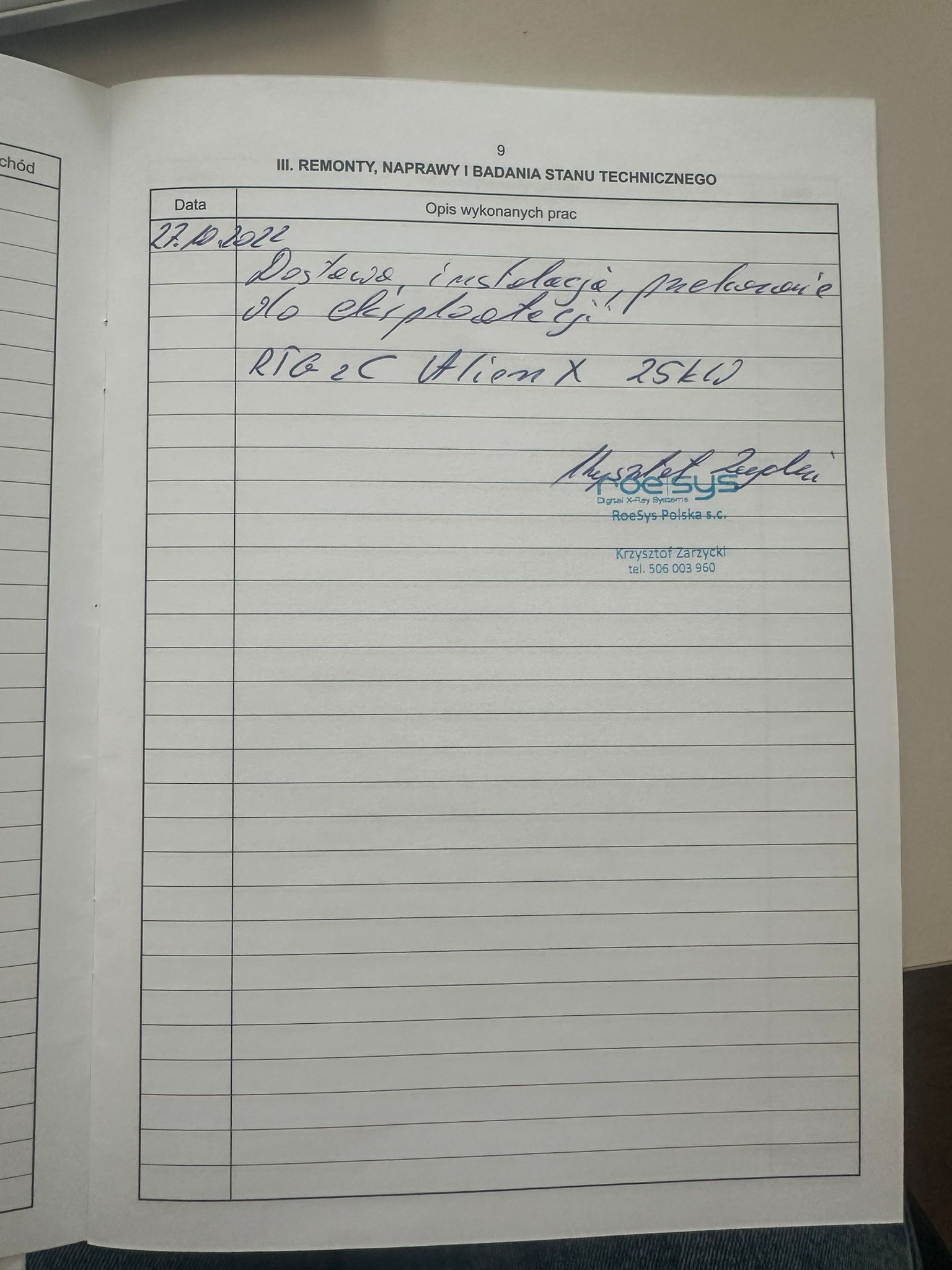 RTG śródoperacyjne (Ramię C) używane B/D Eurocolumbus Alien - rekondycjonowany