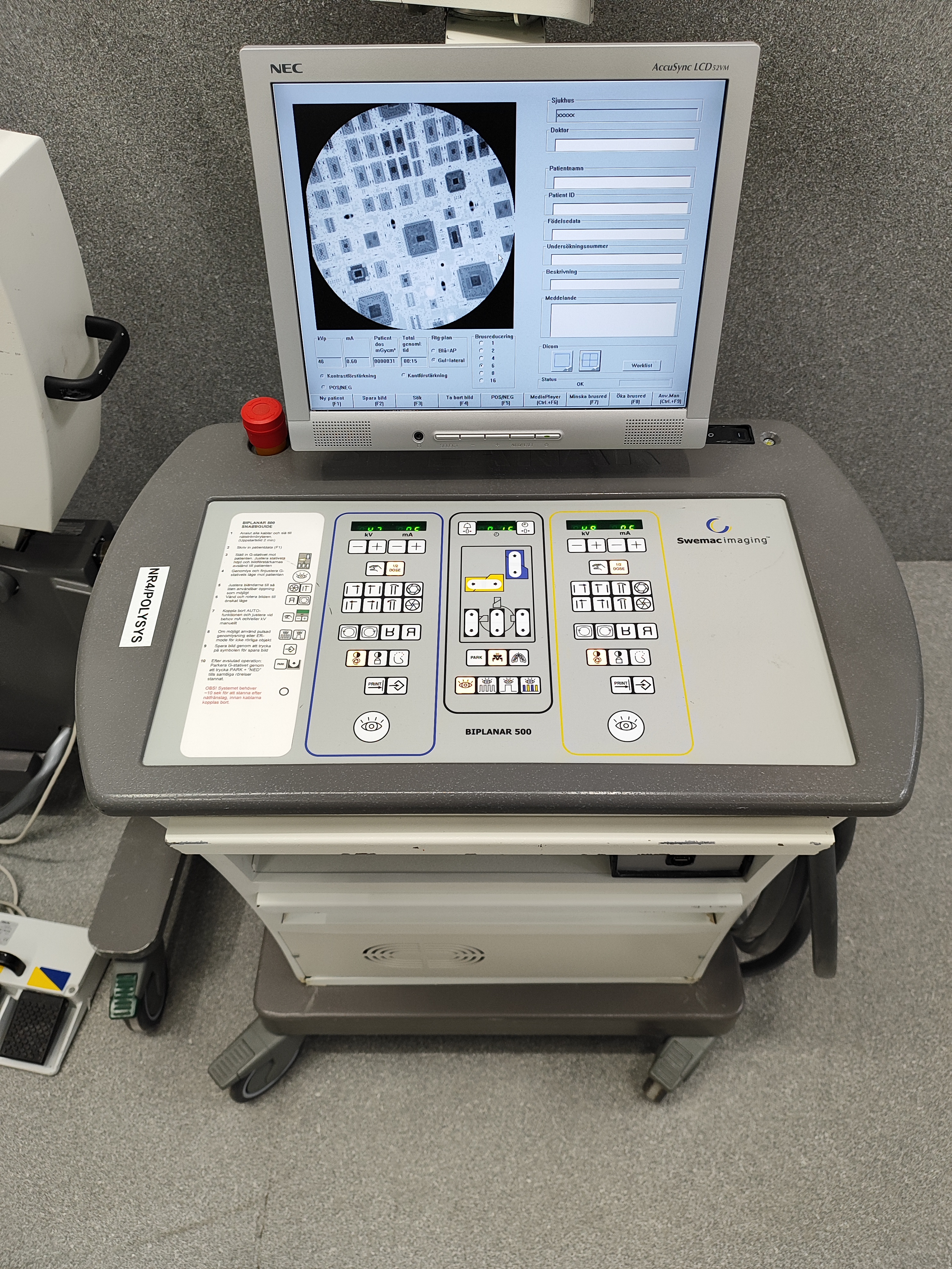 RTG śródoperacyjne (Ramię C) używane Swemacimaging Swemac Biplanar 500e - medsystems rekondycjonowany