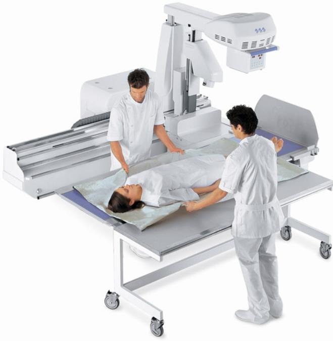 RTG zdalnie sterowane, uniwersalne do radiografii i fluoroskopii MECALL CLISIS