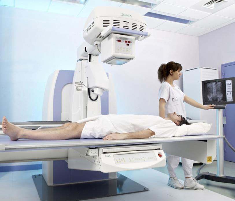 RTG zdalnie sterowane, uniwersalne do radiografii i fluoroskopii MECALL EIDOS 439RF