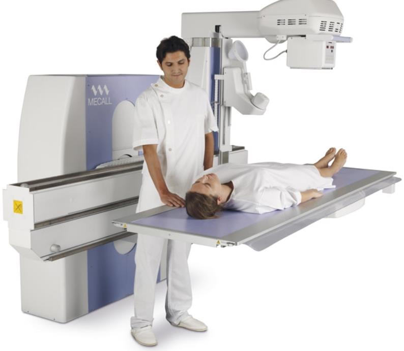 RTG zdalnie sterowane, uniwersalne do radiografii i fluoroskopii MECALL EIDOS 439RF