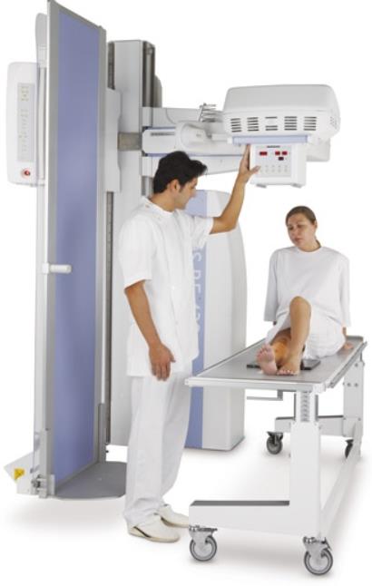RTG zdalnie sterowane, uniwersalne do radiografii i fluoroskopii MECALL EIDOS 439RF