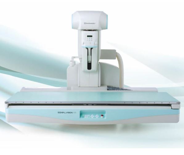 RTG zdalnie sterowane, uniwersalne do radiografii i fluoroskopii Shimadzu Corporation Sonialvision G4