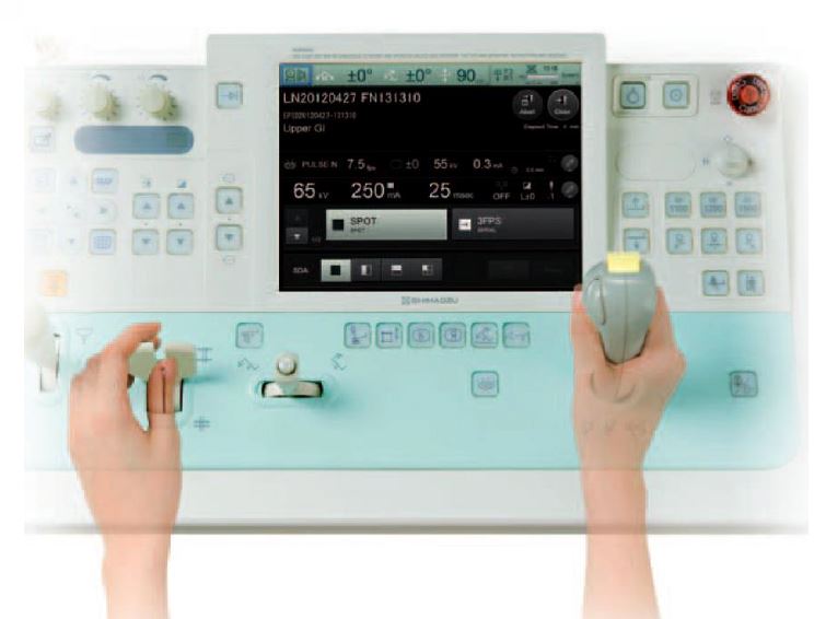 RTG zdalnie sterowane, uniwersalne do radiografii i fluoroskopii Shimadzu Corporation Sonialvision G4