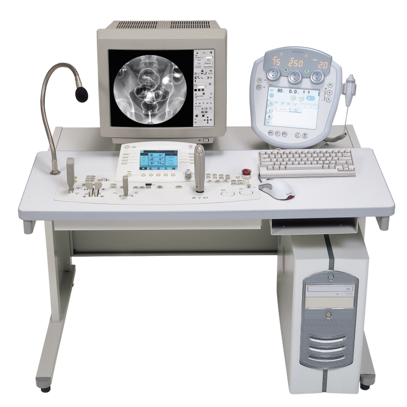 RTG zdalnie sterowane, uniwersalne do radiografii i fluoroskopii Shimadzu Corporation Sonialvision Versa 100