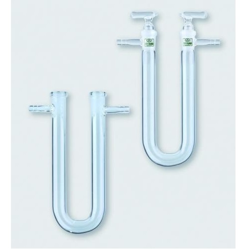 Rurki do destylacji i syntezy ISOLAB Na środki suszące U-kształtne szkło borokrzemianowe 3.3