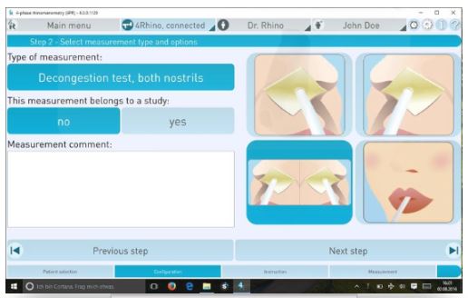 Rynomanometry Rhinolab 4RHINO