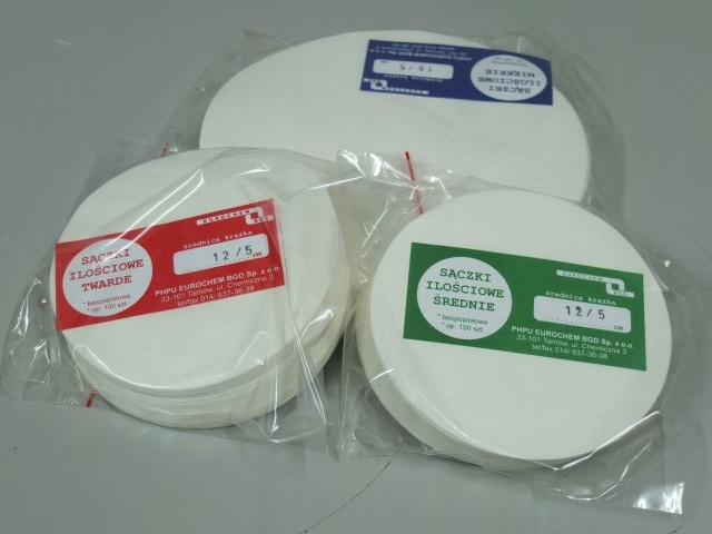 Sączki filtracyjne Eurochem Sączek ilościowy miękki 110 mm