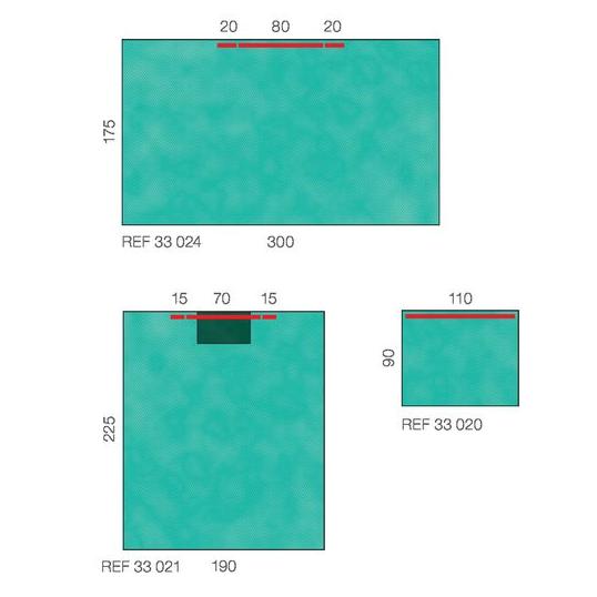 Serwety operacyjne – obłożenie pola operacyjnego Lohmann & Rauscher Raucodrape PRO samoprzylepne