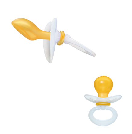 Smoczki terapeutyczne do treningu motoryki narządów jamy ustnej NUK Terapeutyczny