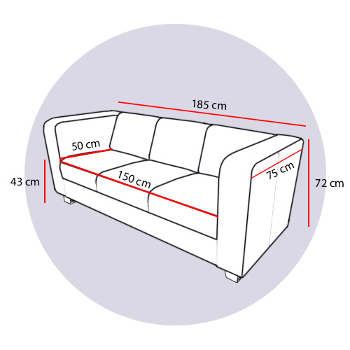 Sofy/kanapy do poczekalni medycznych Interio Mobili BRUNO