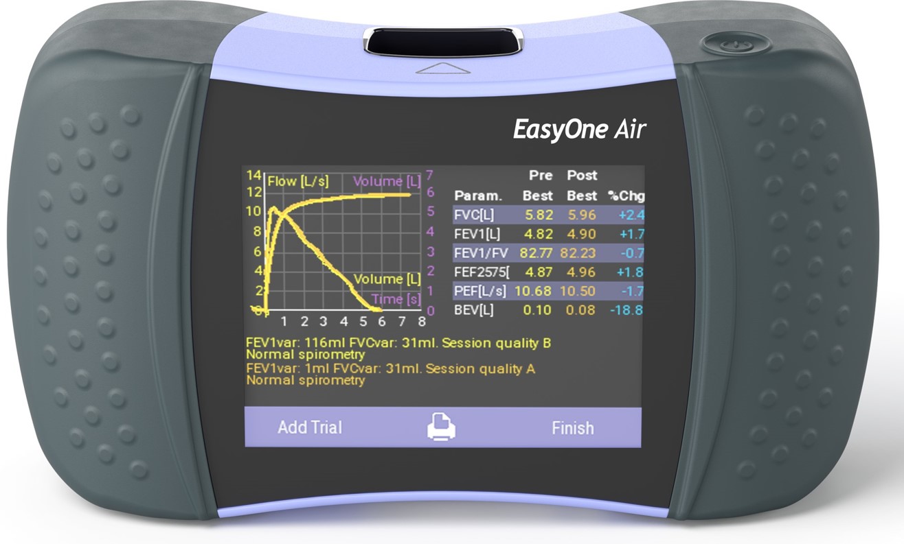 Spirometry NDD EasyOne Air