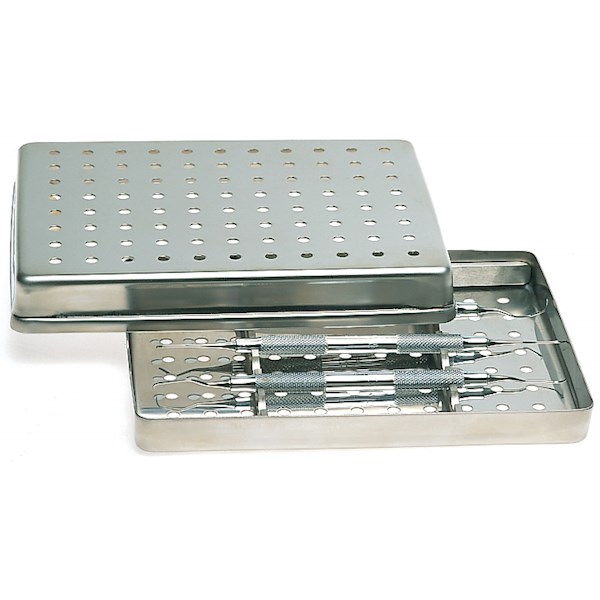 Stabilizatory narzędzi do tac sterylizacyjnych Nichrominox Uchwyt stalowy do tacek