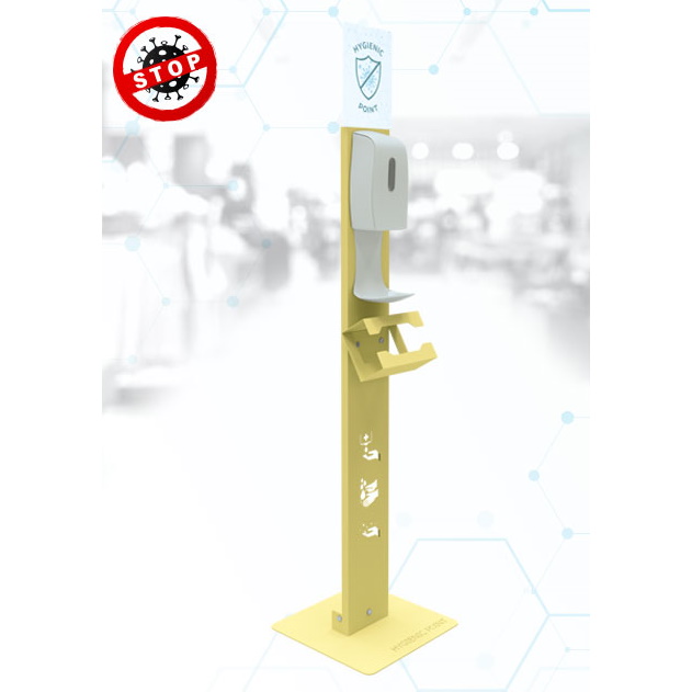 Stacje bezdotykowe - dozowniki do dezynfekcji rąk ELDRUT Lite