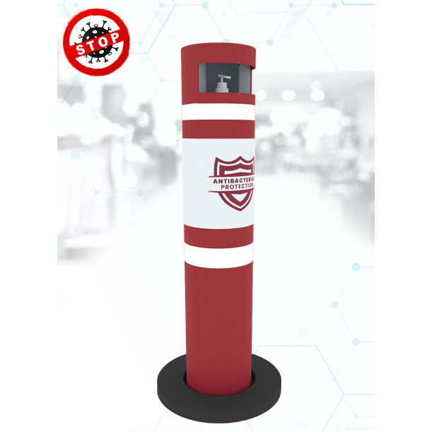 Stacje bezdotykowe - dozowniki do dezynfekcji rąk ELDRUT Sport