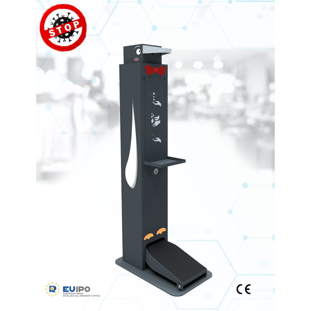 Stacje bezdotykowe - dozowniki do dezynfekcji rąk ELDRUT Tower Kids