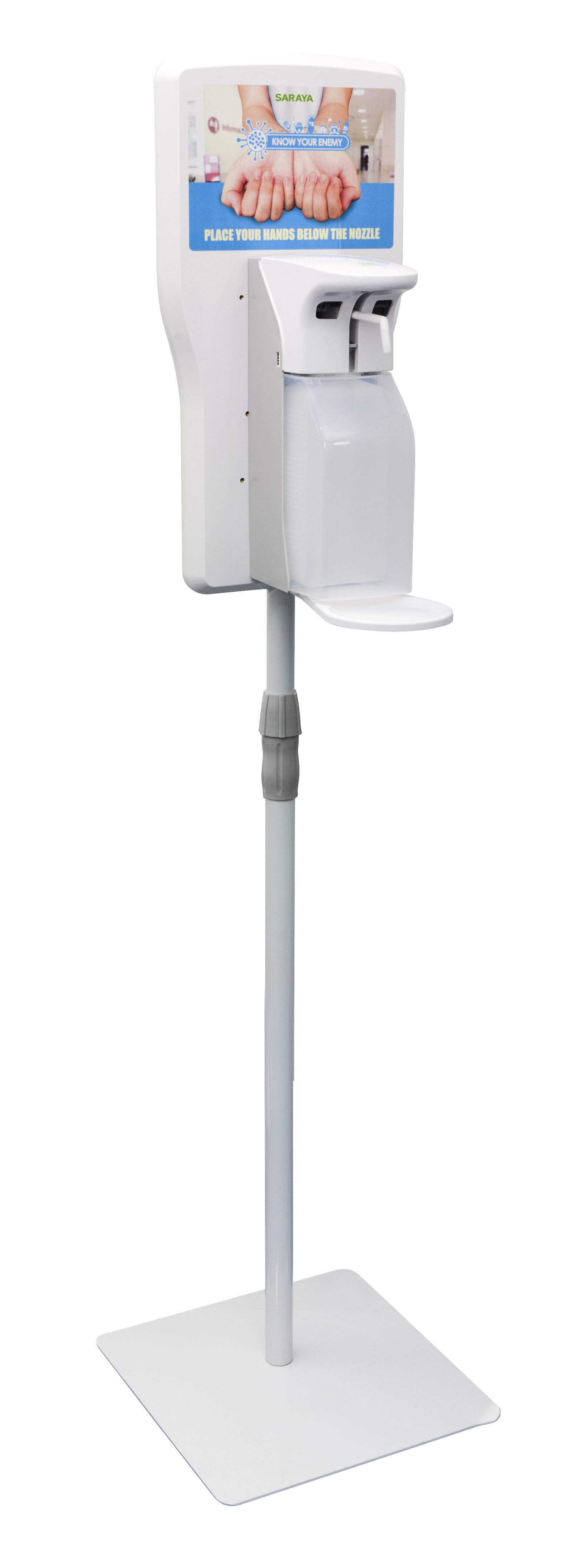 Stacje bezdotykowe - dozowniki do dezynfekcji rąk SARAYA IS-9000 Plus
