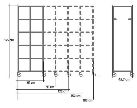 Stelaże jezdne Villard 800.57