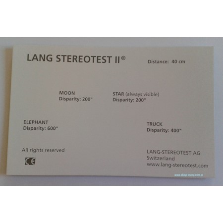 Stereotesty LANG-STEREOTEST AG Lang II