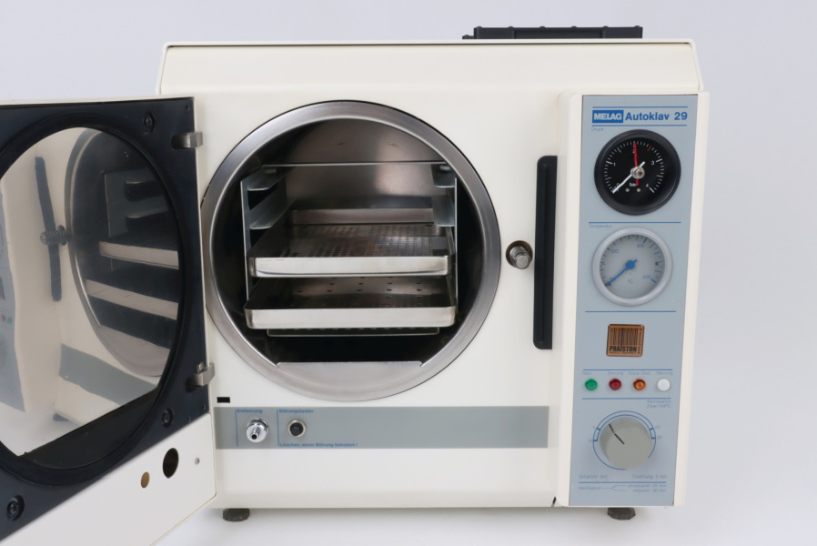 Sterylizatory parowe małe używane B/D Melag 29 - Praiston rekondycjonowany