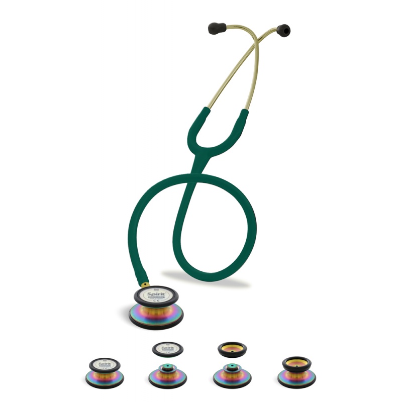 Stetoskopy konwencjonalne Spirit Medical CK-SS601PF RAINBOW EDITION