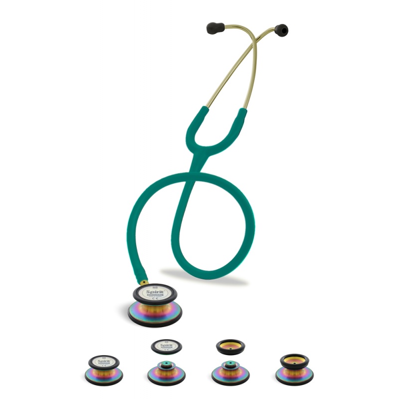 Stetoskopy konwencjonalne Spirit Medical CK-SS601PF RAINBOW EDITION