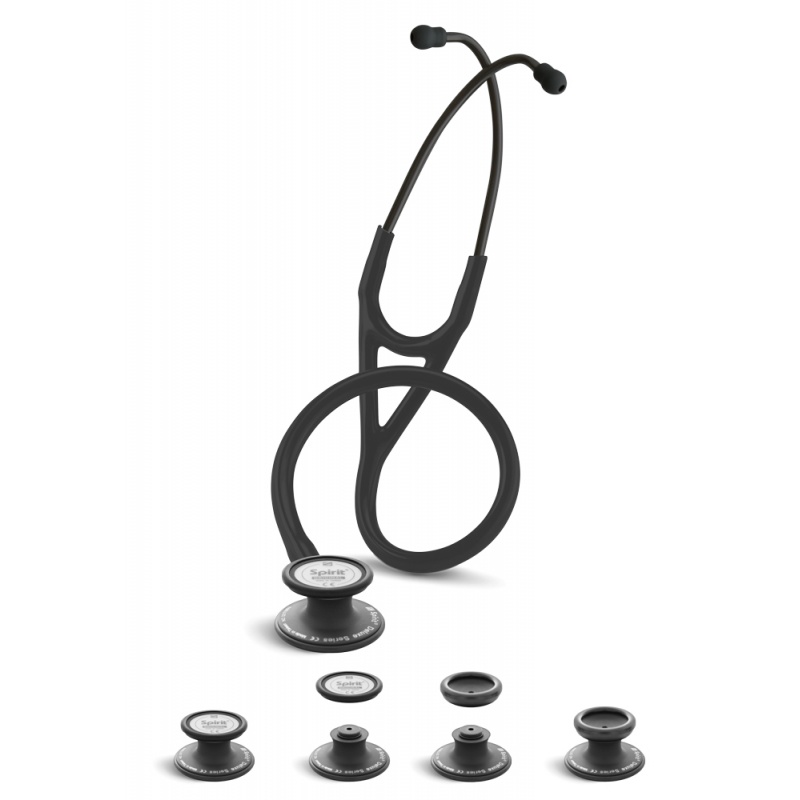 Stetoskopy konwencjonalne Spirit Medical CK-SS757CPF BLACK EDITION  Deluxelite Series Cardiology