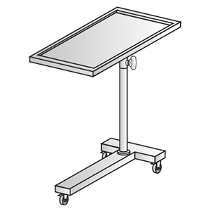 Stoliki na instrumenty - asystory KLAROMED KL208 103 620, KL208 103 750