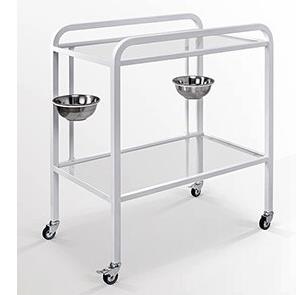 Stoliki na instrumenty - asystory U.B.M - KOTASIŃSKA Stolik zabiegowy z miskami