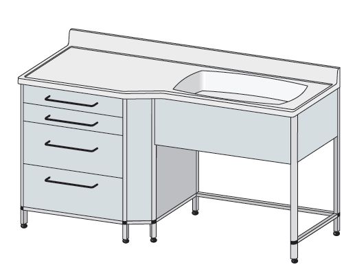 Stoły do pielęgnacji niemowląt - przewijaki TRIBO STP-04