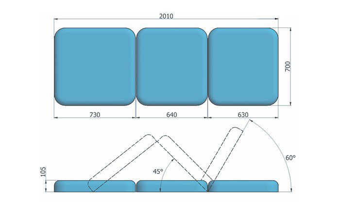 Stoły i leżanki rehabilitacyjne Juventas GAIA III + podłokietniki