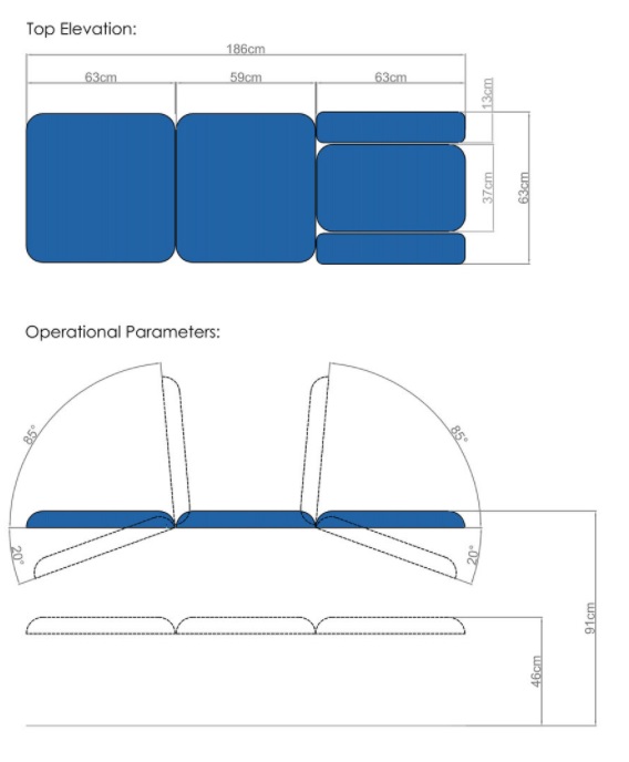 Stoły i leżanki rehabilitacyjne Medi-Plinth PD05H, PD05E