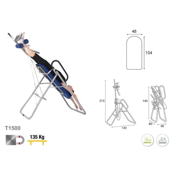 Stoły i łóżka do pionizacji ECOPOSTURAL T1500