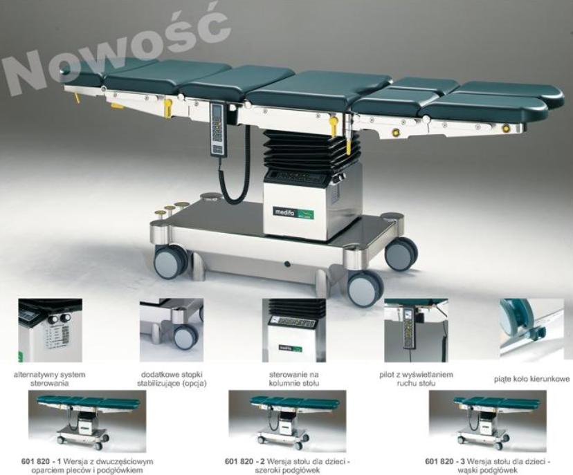 Stoły operacyjne Medifa GmbH 601 820