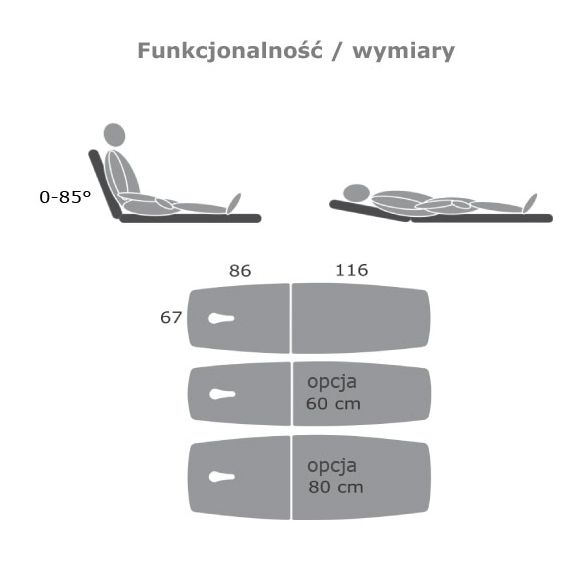 Stoły terapeutyczne GymnaUniphy N.V. Duo Advanced