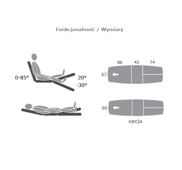 Stoły terapeutyczne GymnaUniphy N.V. Duoplan Luxe
