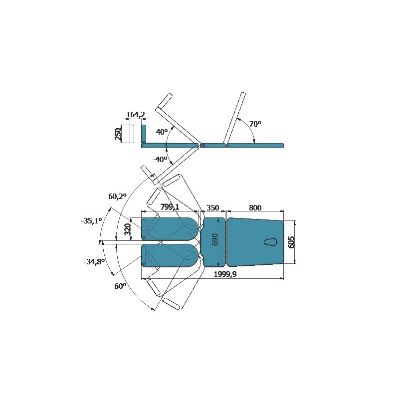 Stoły terapeutyczne Juventas KSR 4 E