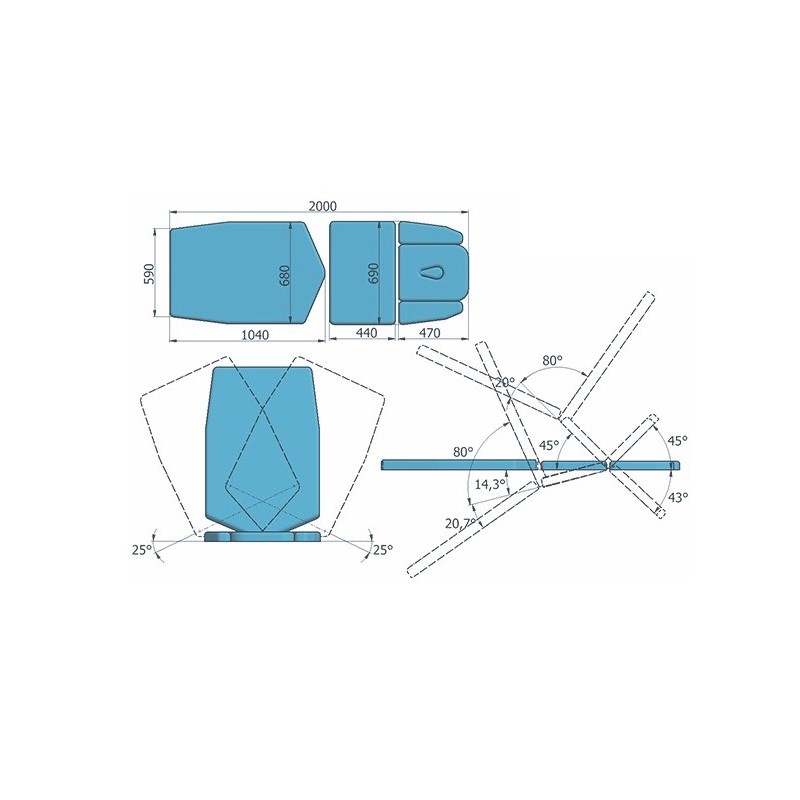 Stoły terapeutyczne Juventas NSR F T