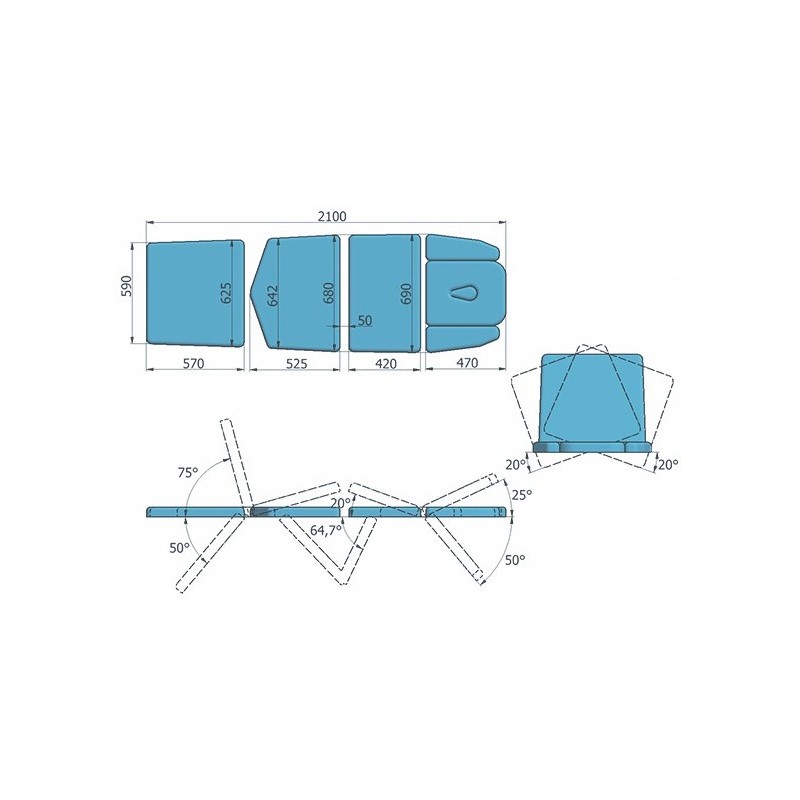 Stoły terapeutyczne Juventas NSR T