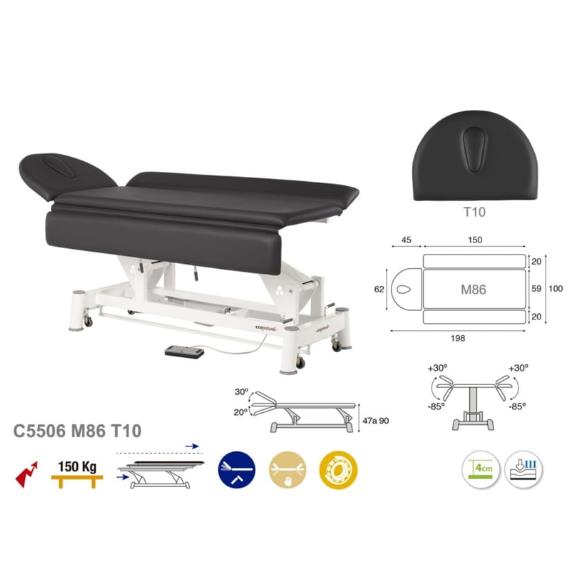 Stoły zabiegowe i do badań ECOPOSTURAL C5506