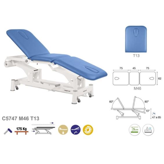 Stoły zabiegowe i do badań ECOPOSTURAL C5747