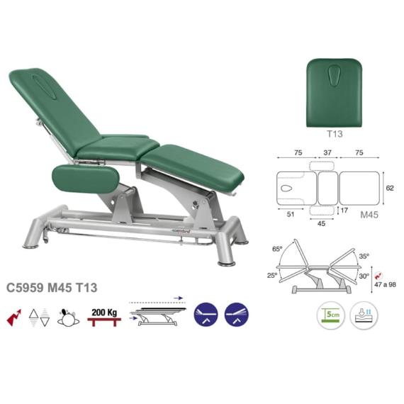 Stoły zabiegowe i do badań ECOPOSTURAL C5959