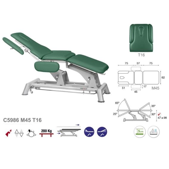 Stoły zabiegowe i do badań ECOPOSTURAL C5986