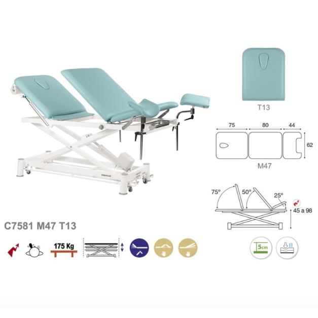 Stoły zabiegowe i do badań ECOPOSTURAL C7581