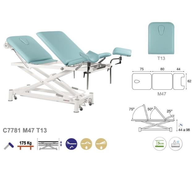 Stoły zabiegowe i do badań ECOPOSTURAL C7781