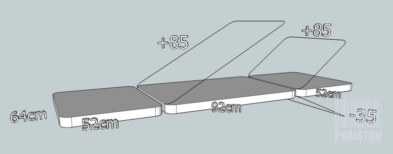 Stoły zabiegowe i do badań Wesseling KOMBI ELITE
